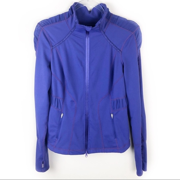 Zella Nordstrom Purple Vented Athletic running Jacket size: M - Picture 1 of 11